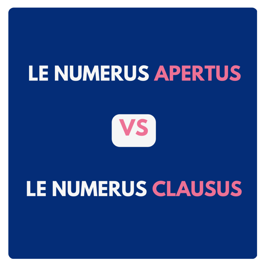 CPCM - le numerus apertus VS le numerus clausus