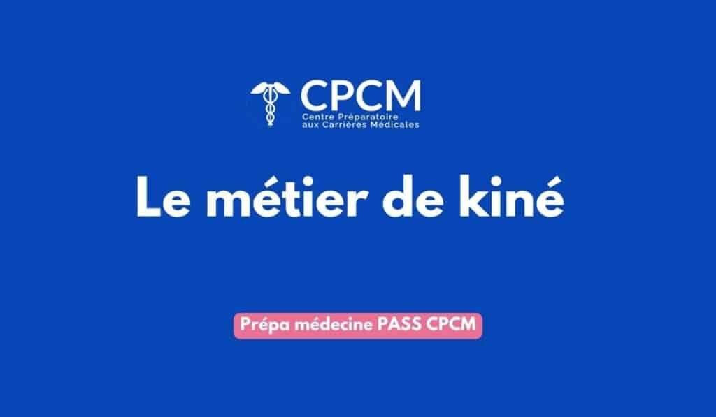 La prépa médecine CPCM prépare au métier de kiné grâce à son accompagnement pendant la première année des études de santé.