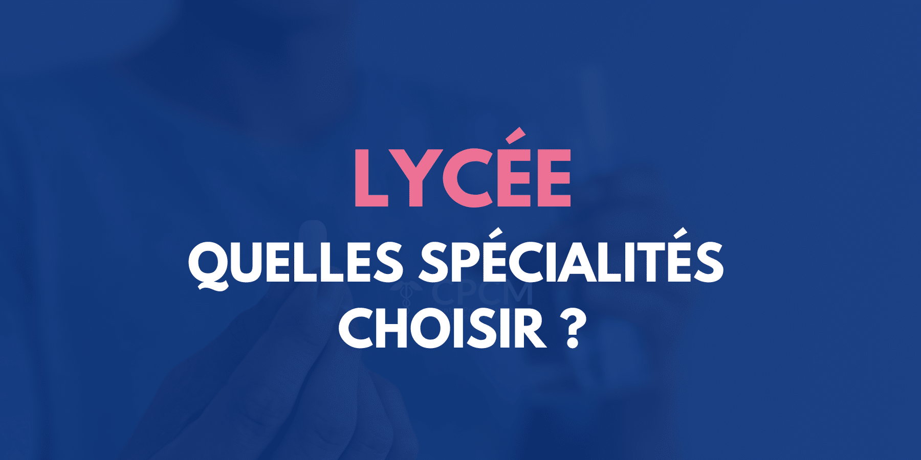 Quelle spécialité choisir au lycée pour faire médecine (PASS, LAS ou — free download