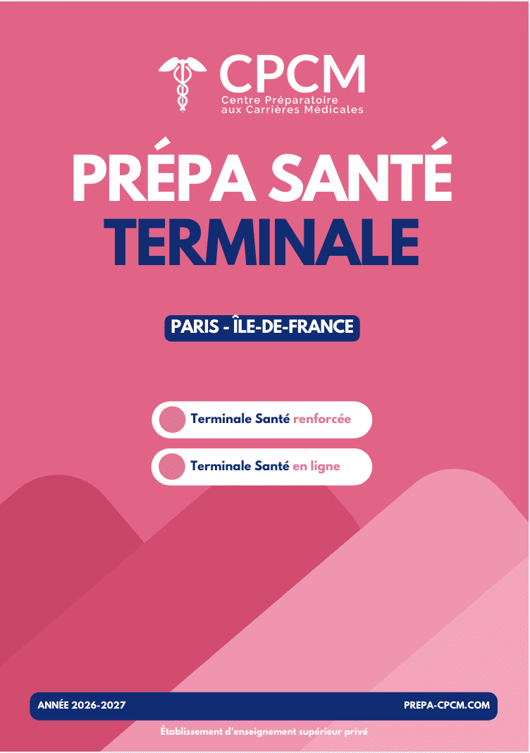 Voici la brochure terminale santé de la prépa CPCM
