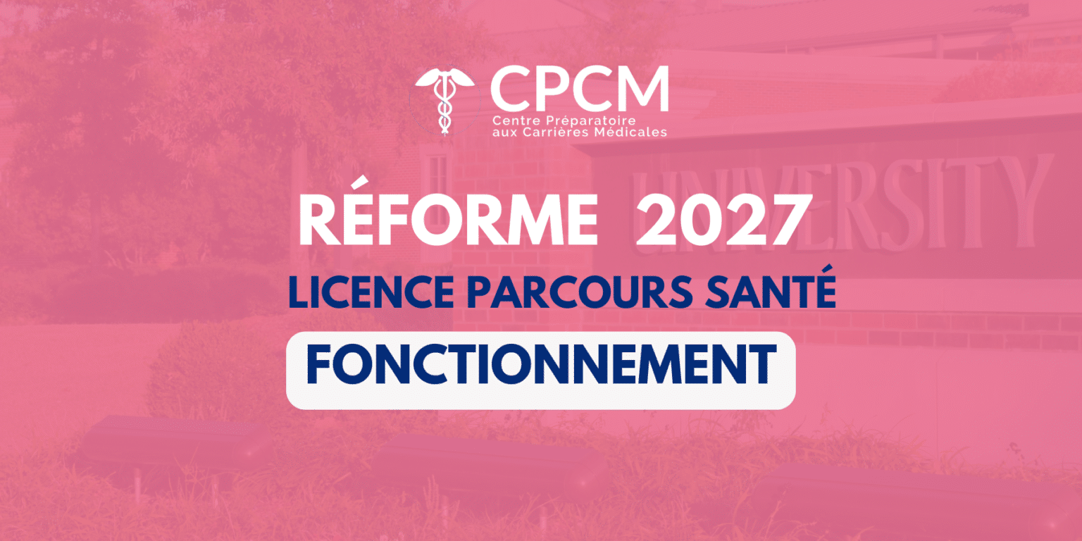 Fin du PASS et de la L.AS en 2027 : 3 blocs, accès MMOPK, redoublement, calendrier. Le point au 19 juin 2026 par la prépa santé CPCM.